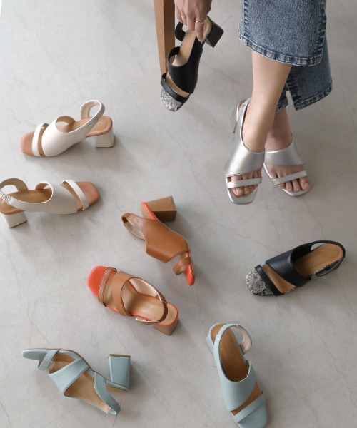 Bou Jeloud（ブージュルード）の「スネイルサンダル（サンダル・レディース・ライトブルー/ブラック/シルバー/アイボリー/モカ・S/M/L）」の8枚目の写真