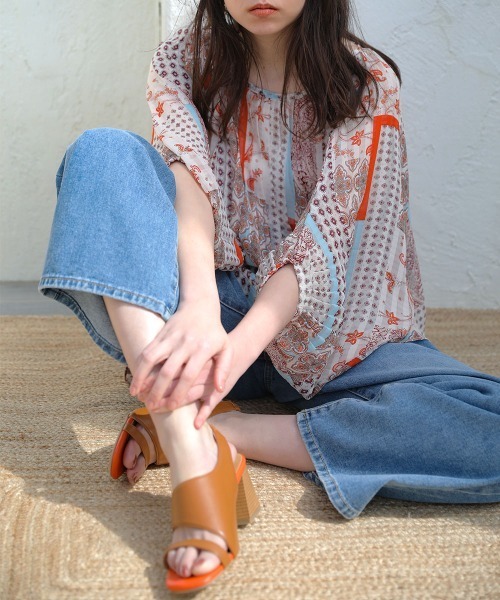 Bou Jeloud（ブージュルード）の「スネイルサンダル（サンダル・レディース・ライトブルー/ブラック/シルバー/アイボリー/モカ・S/M/L）」の21枚目の写真