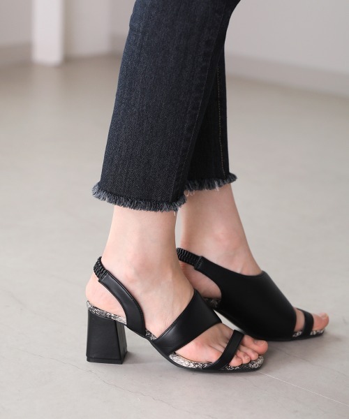 Bou Jeloud（ブージュルード）の「スネイルサンダル（サンダル・レディース・ライトブルー/ブラック/シルバー/アイボリー/モカ・S/M/L）」の9枚目の写真