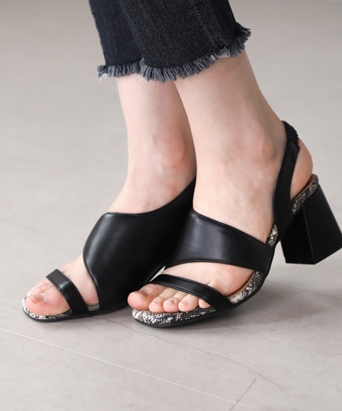 Bou Jeloud（ブージュルード）の「スネイルサンダル（サンダル・レディース・ライトブルー/ブラック/シルバー/アイボリー/モカ・S/M/L）」の7枚目の写真