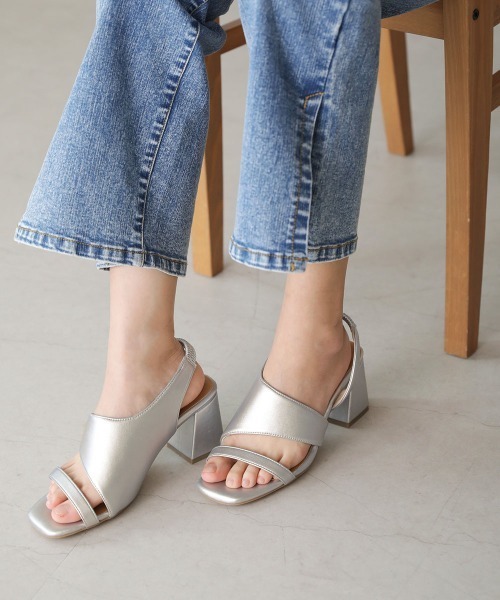 Bou Jeloud（ブージュルード）の「スネイルサンダル（サンダル・レディース・ライトブルー/ブラック/シルバー/アイボリー/モカ・S/M/L）」の14枚目の写真