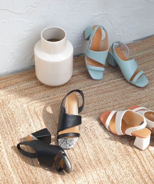 Bou Jeloud（ブージュルード）の「スネイルサンダル（サンダル・レディース・ライトブルー/ブラック/シルバー/アイボリー/モカ・S/M/L）」の10枚目の写真