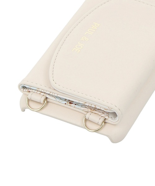 PAUL&JOE（ポールアンドジョー）の「【めざましテレビ紹介アイテム】ポール&ジョー ロングストラップ付ハードカバー　iPhoneケース 4.7インチ iPhone SE(第3世代・第2世代) iPhone 8)用（スマホケース/カバー・レディース・ホワイト/ブラック・FREE）」の5枚目の写真