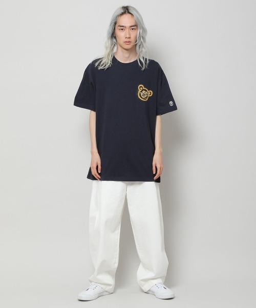 tシャツ 「UNISEX」ISTKUNST／BEAR＆SMILEY T　2275779 レディース メンズ ISTKUNST tシャツ 「UNISEX」ISTKUNST／BEAR＆SMILEY T 2275779