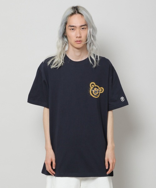 tシャツ 「UNISEX」ISTKUNST／BEAR＆SMILEY T　2275779 レディース メンズ UNISEX】ISTKUNST／BEAR&SMILEY T 2275779（Tシャツ/カットソー