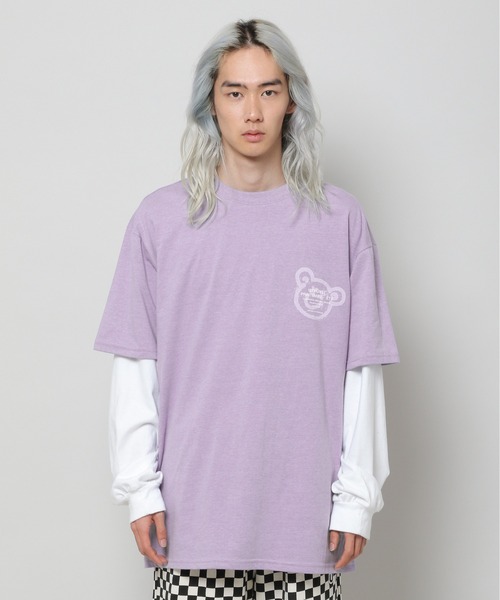 tシャツ 「UNISEX」ISTKUNST／BEAR＆SMILEY T　2275779 レディース メンズ UNISEX】ISTKUNST／BEAR&SMILEY T 2275779（Tシャツ/カットソー