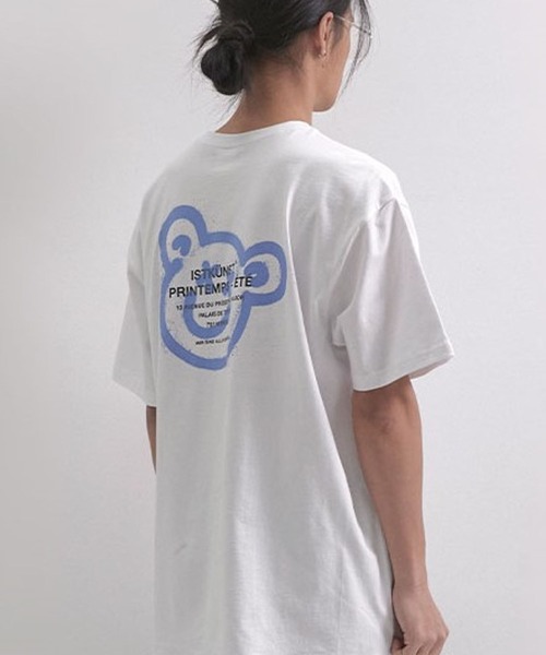 UNISEX】ISTKUNST／BEAR&SMILEY T 2275779（Tシャツ/カットソー