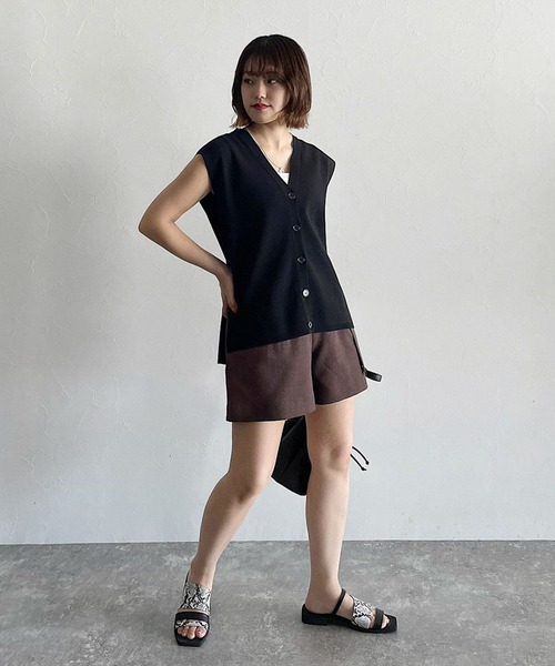 PAGEBOY（ページボーイ）の「リネンライクショートパンツ（その他パンツ・レディース・ブラック/ベージュ/ブラウン系その他・FREE）」の11枚目の写真