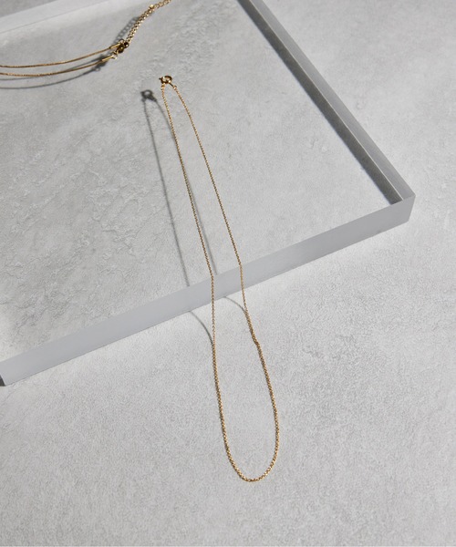 セール】【SETUP7】ゴールドアズキチェーンネックレス 45cm 6SR/D-1