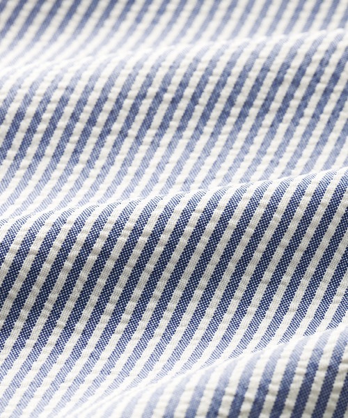 SPENDY'S Store（スペンディーズストア）の「ＣＯＯＬＭＡＸ（Ｒ）シアサッカーハーフパンツ（その他パンツ・メンズ・ネイビー/サックスブルー・LL/M/L）」の13枚目の写真