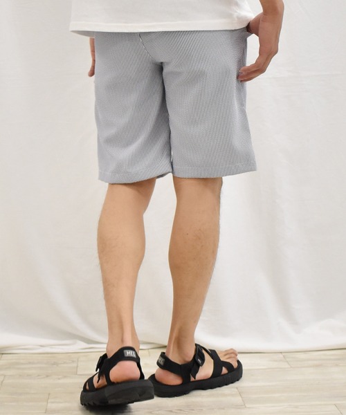 SPENDY'S Store（スペンディーズストア）の「ＣＯＯＬＭＡＸ（Ｒ）シアサッカーハーフパンツ（その他パンツ・メンズ・ネイビー/サックスブルー・LL/M/L）」の7枚目の写真