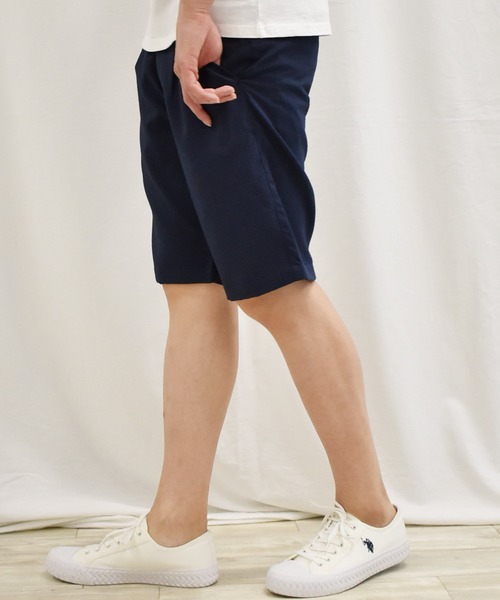 SPENDY'S Store（スペンディーズストア）の「ＣＯＯＬＭＡＸ（Ｒ）シアサッカーハーフパンツ（その他パンツ・メンズ・ネイビー/サックスブルー・LL/M/L）」の17枚目の写真