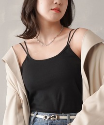 SPINNS | カップ付き ダブルストラップキャミソール(キャミソール)