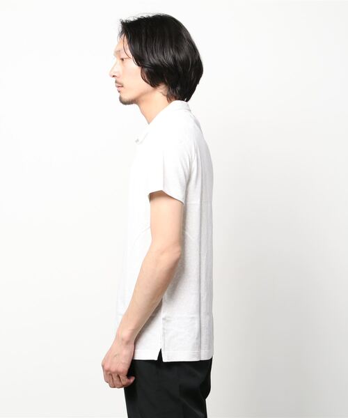 BANANA REPUBLIC FACTORY STORE（バナナリパブリック ファクトリーストア）の「BANANA REPUBLIC FACTORY STORE　　フローラルピケポロ（ポロシャツ・メンズ・ホワイト/ブラック/ネイビー/ピンク・M/S/XL/L）」の9枚目の写真