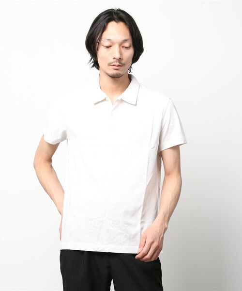 BANANA REPUBLIC FACTORY STORE（バナナリパブリック ファクトリーストア）の「BANANA REPUBLIC FACTORY STORE　　フローラルピケポロ（ポロシャツ・メンズ・ホワイト/ブラック/ネイビー/ピンク・M/S/XL/L）」の12枚目の写真