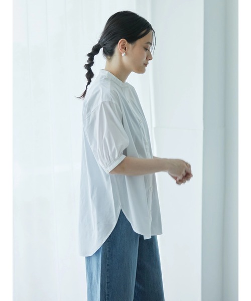 セール】SET シャツチュニック＋ニットベスト（シャツ/ブラウス