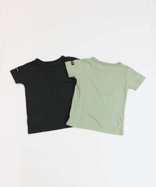 RUGGEDWORKS(ラゲッドワークス)の「《made in Japan》 RUGGEDWORKSロゴ半袖TEE(Tシャツ/カットソー・キッズ・ライトグリーン/チャコール・150/140/130/110/90/100/120)」の5枚目の写真