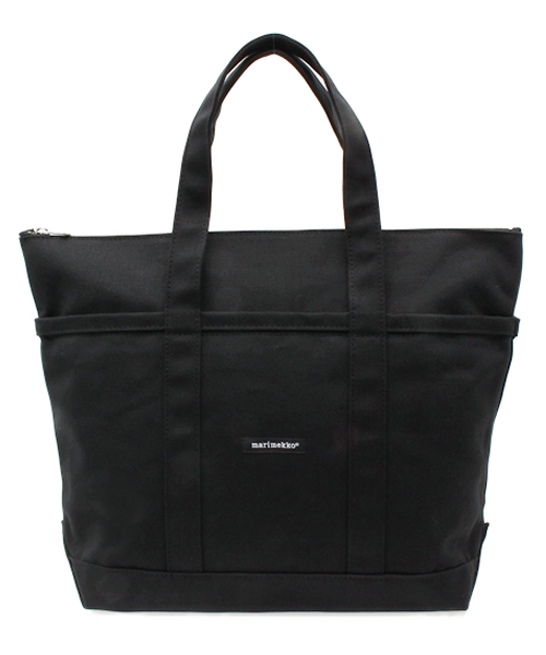 marimekko（マリメッコ）の「marimekko / mini matkuriトートバッグ（トートバッグ・レディース・ブラック/ブルー系その他/レッド・ONE SIZE）」の2枚目の写真