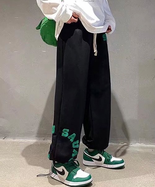 BASQUE magenta（バスクマゼンタ）の「サガラ刺繍ワイドイージートラックパンツ（その他パンツ・メンズ・ホワイト/ブラック・FREE）」の16枚目の写真