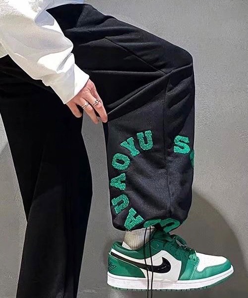 BASQUE magenta（バスクマゼンタ）の「サガラ刺繍ワイドイージートラックパンツ（その他パンツ・メンズ・ホワイト/ブラック・FREE）」の20枚目の写真