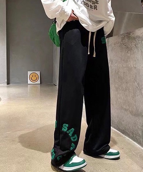BASQUE magenta（バスクマゼンタ）の「サガラ刺繍ワイドイージートラックパンツ（その他パンツ・メンズ・ホワイト/ブラック・FREE）」の22枚目の写真