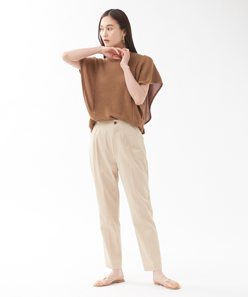 qualite（カリテ）の「フレアードライニットプルオーバー（ニット/セーター・レディース・ライトブルー/エンジ/ブラウン・フリー）」の14枚目の写真