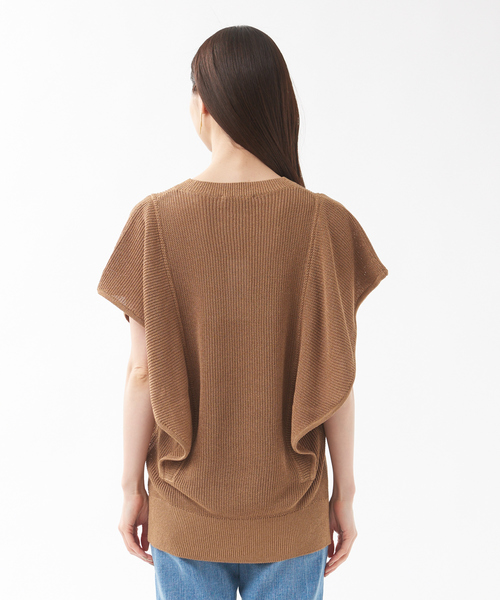 qualite（カリテ）の「フレアードライニットプルオーバー（ニット/セーター・レディース・ライトブルー/エンジ/ブラウン・フリー）」の17枚目の写真