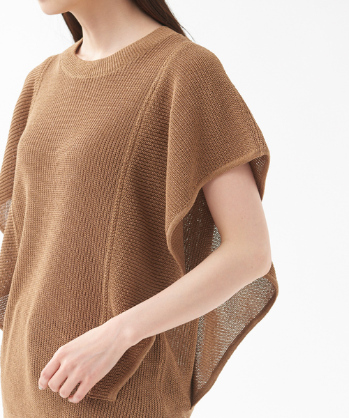 qualite（カリテ）の「フレアードライニットプルオーバー（ニット/セーター・レディース・ライトブルー/エンジ/ブラウン・フリー）」の19枚目の写真