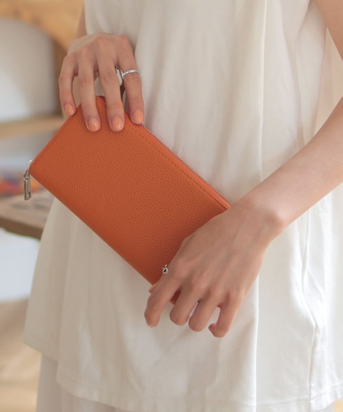 DONOBAN(ドノバン)の「コインスルー財布(財布・レディース・ブラック/ダークブラウン/ライトグレー/ライトイエロー/キャメル/グレー系その他/モスグリーン/ピンク/ローズ/オレンジ/ベージュ/ブルー/ピンク系その他/ブルー系その他/マスタード・-)」の15枚目の写真