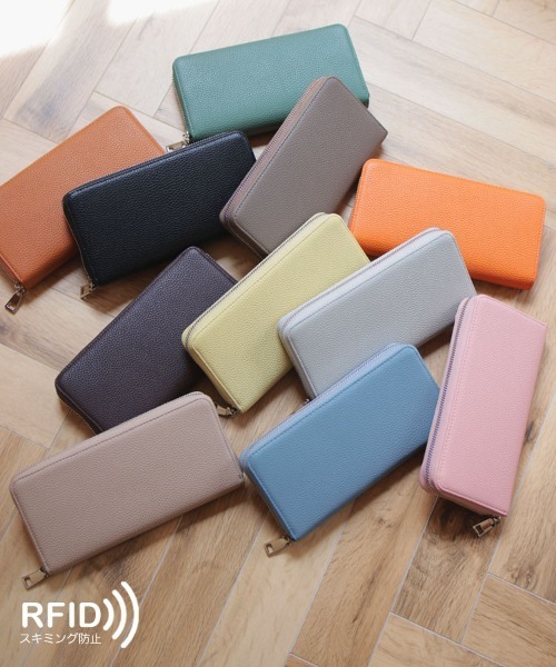 DONOBAN(ドノバン)の「コインスルー財布(財布・レディース・ブラック/ダークブラウン/ライトグレー/ライトイエロー/キャメル/グレー系その他/モスグリーン/ピンク/ローズ/オレンジ/ベージュ/ブルー/ピンク系その他/ブルー系その他/マスタード・-)」の16枚目の写真