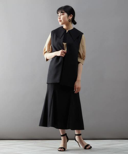 Tiara（ティアラ）の「ノーカラーベスト（ベスト・レディース・アイボリー/ブラック・FREE）」の11枚目の写真