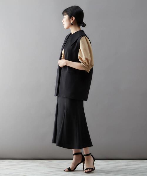 Tiara（ティアラ）の「ノーカラーベスト（ベスト・レディース・アイボリー/ブラック・FREE）」の12枚目の写真