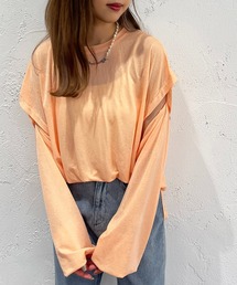 apres jour mignon | 2WAYスリーブトップス【ZOZOTOWN限定アイテム】(Tシャツ/カットソー)