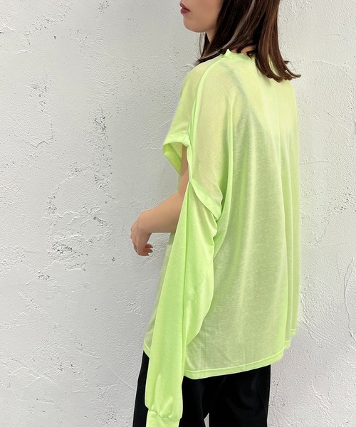 apres jour mignon（アプレジュールミニョン）の「2WAYスリーブトップス【ZOZOTOWN限定アイテム】（Tシャツ/カットソー・レディース・オレンジ/グリーン/ブラック/オフホワイト/ピンク・フリー/X-LARGE）」の20枚目の写真