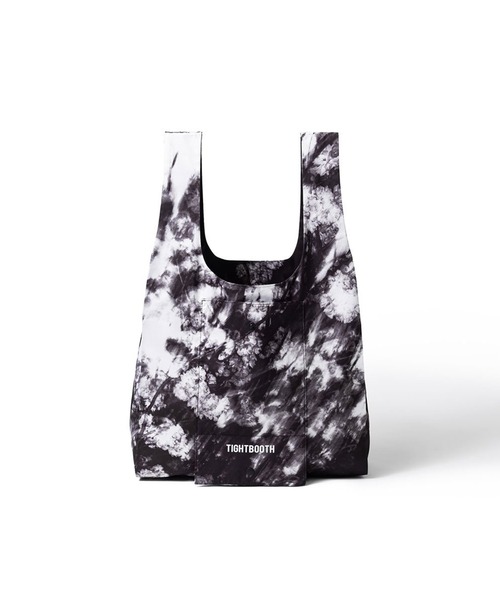 TIGHTBOOTH PRODUCTION(タイトブースプロダクション)の「COLOR WAVE SHOPPER (TIGHTBOOTH / JIRO KONAMI)(エコバッグ/サブバッグ・メンズ・ブラック・FREE)」の3枚目の写真