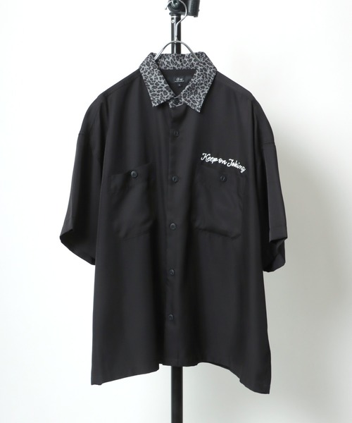 セール】クレリックカラー ボーリングシャツ（シャツ/ブラウス