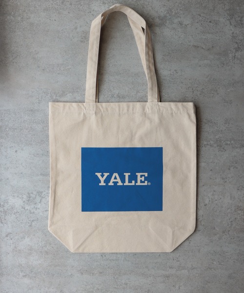 COURO（コウロ）の「YALE Logo Tote Bag ロゴプリントトートバッグ（トートバッグ・レディース・アイボリー/グレー系/スミクロ/グレー/キナリ/ネイビー・FREE）」の13枚目の写真