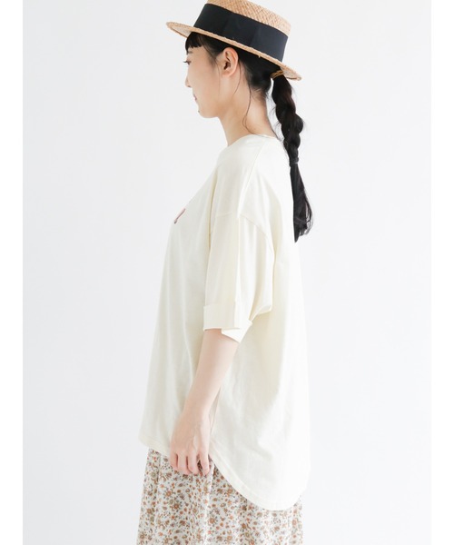 セール】ロゴアソートプリントチュニックTシャツ（Tシャツ