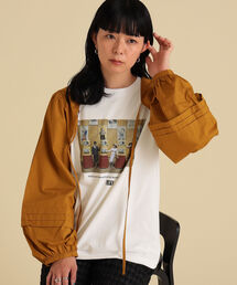 Ray BEAMS | Ray BEAMS / タックスリーブ アームボレロ(シャツ/ブラウス)