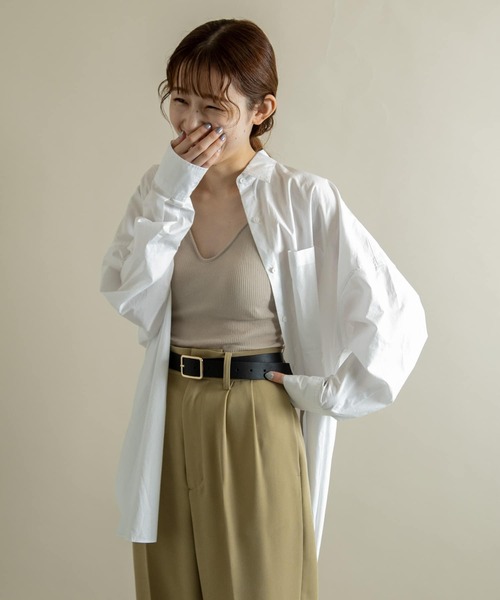 SMELLY(スメリー)の「メタルスクエアベルト(ベルト・レディース・アイボリー/ブラウン/ブラック・-)」の7枚目の写真