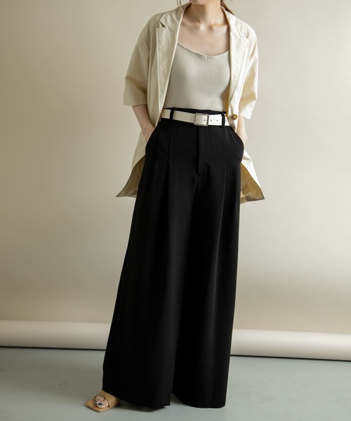 SMELLY(スメリー)の「メタルスクエアベルト(ベルト・レディース・アイボリー/ブラウン/ブラック・-)」の12枚目の写真