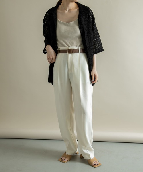 SMELLY(スメリー)の「メタルスクエアベルト(ベルト・レディース・アイボリー/ブラウン/ブラック・-)」の15枚目の写真