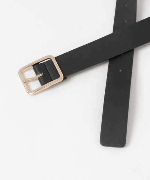 SMELLY(スメリー)の「メタルスクエアベルト(ベルト・レディース・アイボリー/ブラウン/ブラック・-)」の21枚目の写真