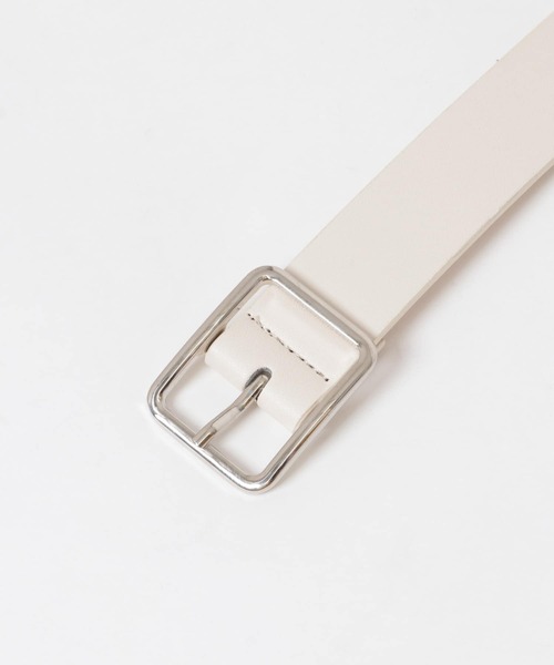 SMELLY(スメリー)の「メタルスクエアベルト(ベルト・レディース・アイボリー/ブラウン/ブラック・-)」の22枚目の写真