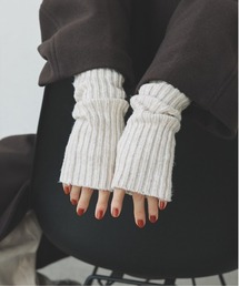 flaner | Rib knit arm warmers/リブニットアームウォーマー(アームカバー)
