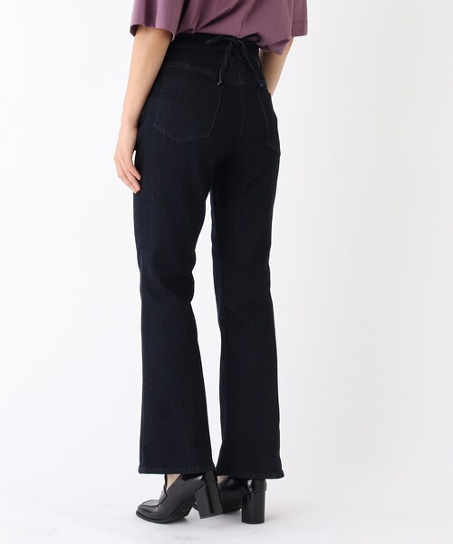 OPAQUE.CLIP（オペークドットクリップ）の「◆【C】ストレッチデニム　レースアップ【WEB限定サイズ】（その他パンツ・レディース・ブルー/ダークネイビー・38/40/36）」の7枚目の写真