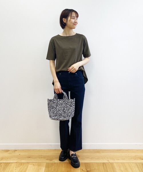 OPAQUE.CLIP（オペークドットクリップ）の「◆【C】ストレッチデニム　レースアップ【WEB限定サイズ】（その他パンツ・レディース・ブルー/ダークネイビー・38/40/36）」の15枚目の写真