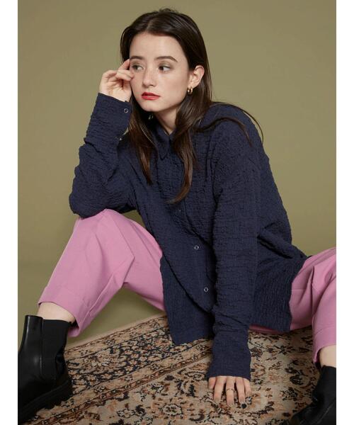 KBF（ケイビーエフ）の「KBF カラースラックスパンツ（その他パンツ・レディース・ブラウン/グリーン/ピンク・FREE）」の8枚目の写真