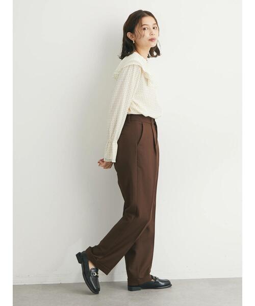 KBF（ケイビーエフ）の「KBF カラースラックスパンツ（その他パンツ・レディース・ブラウン/グリーン/ピンク・FREE）」の12枚目の写真