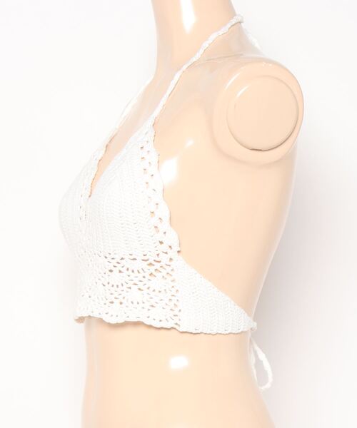 Tropical Beach（トロピカルビーチ）の「レディースクロシェ（水着・レディース・ホワイト・9号）」の2枚目の写真